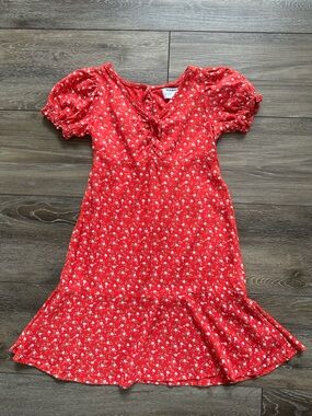 🌞Sale 3 for $15 Old Navy Red Floral Girls' XL/Casual Dress